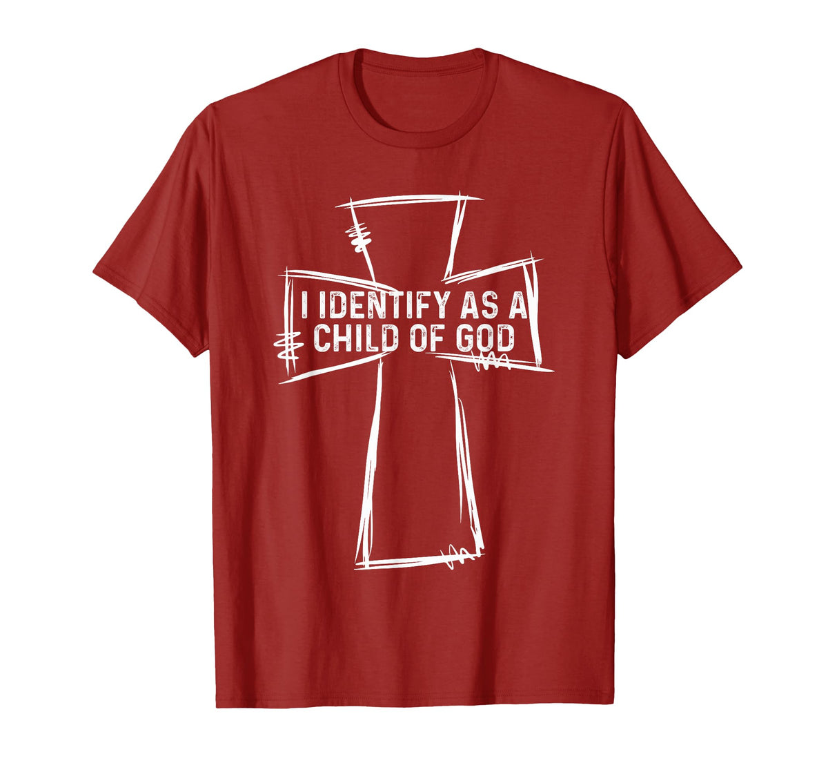 I Identify As A Child of God Christian Apparel Tee T-Shirt
