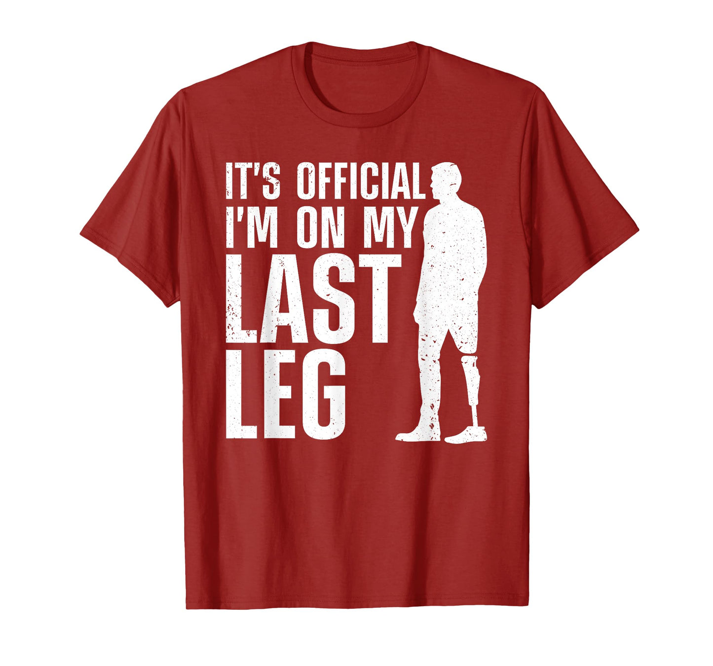 Cool Leg Amputee Art For Men Women Prosthetic Leg Amputation T-Shirt