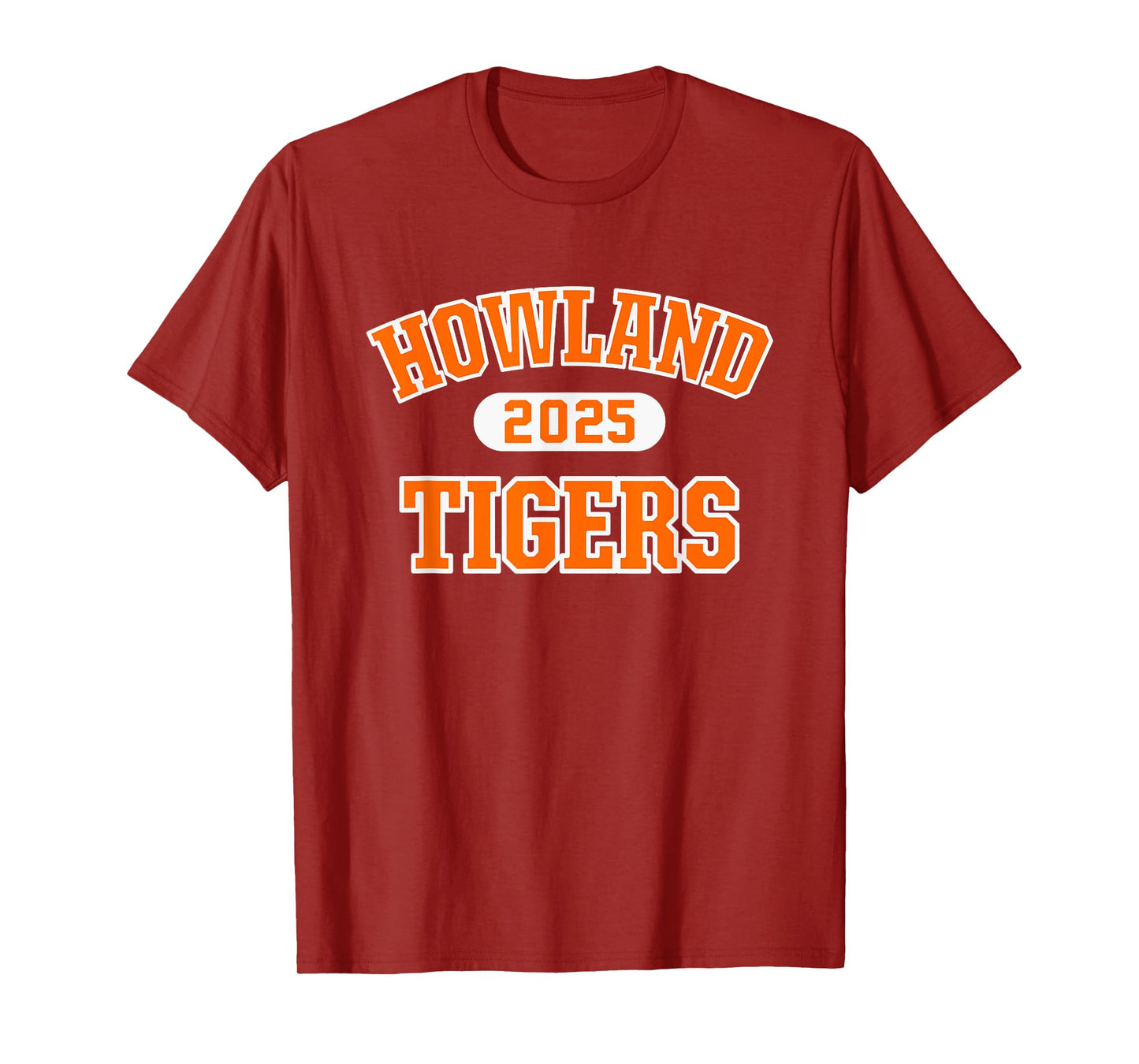 Howland Tigers High School Arch 2025 T-Shirt