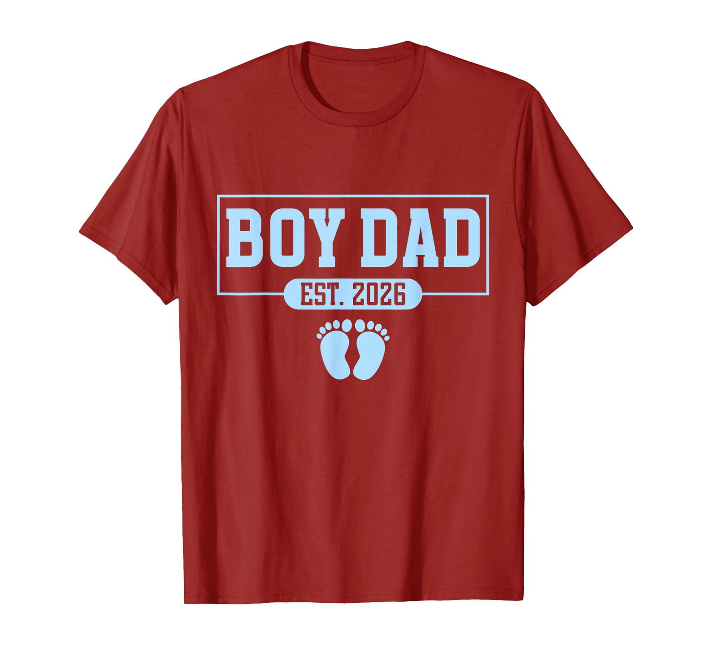 Men boy Dad Est 2026 Newborn Daddy Father Baby boy Son T-Shirt
