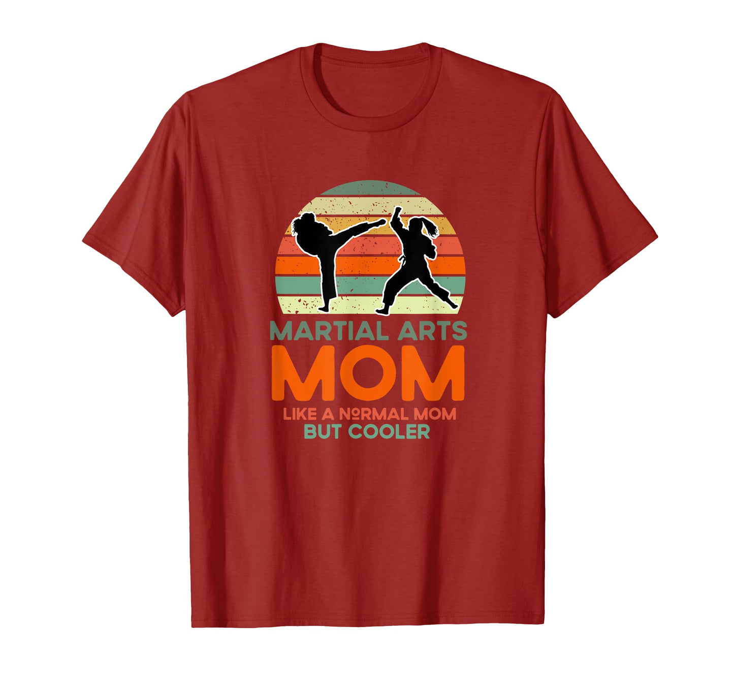 Martial Arts Mom Vintage Retro Apparel For Mothers T-Shirt