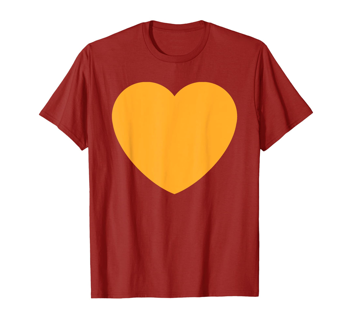 Orange Heart T-Shirt