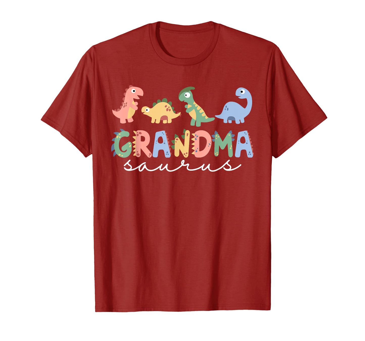 Funny Grandma Saurus T Rex Dinosaur Grandma Saurus Family T-Shirt