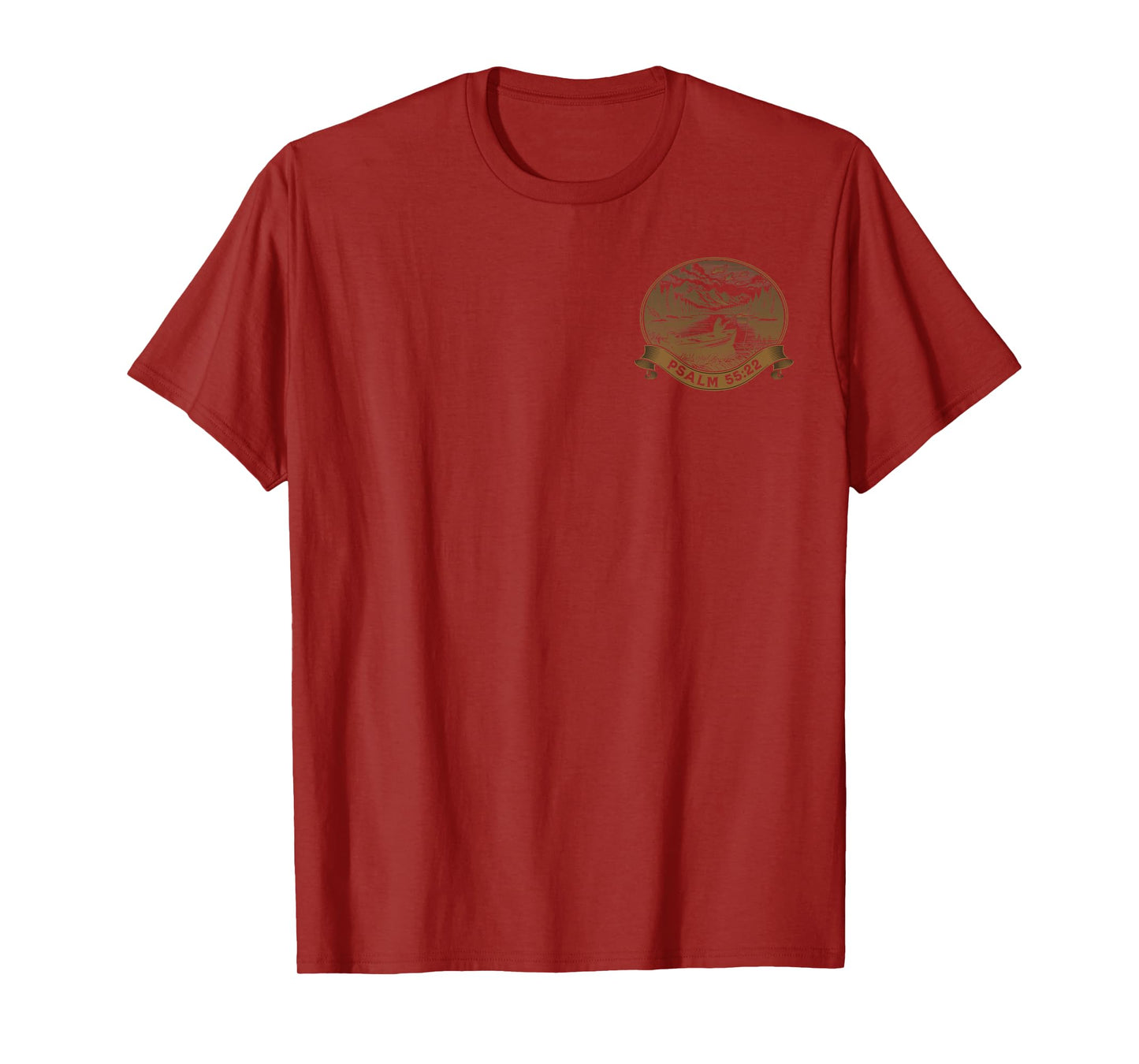 [2 Sided] Cast Your Cares On The Lord, Christian Fisherman T-Shirt