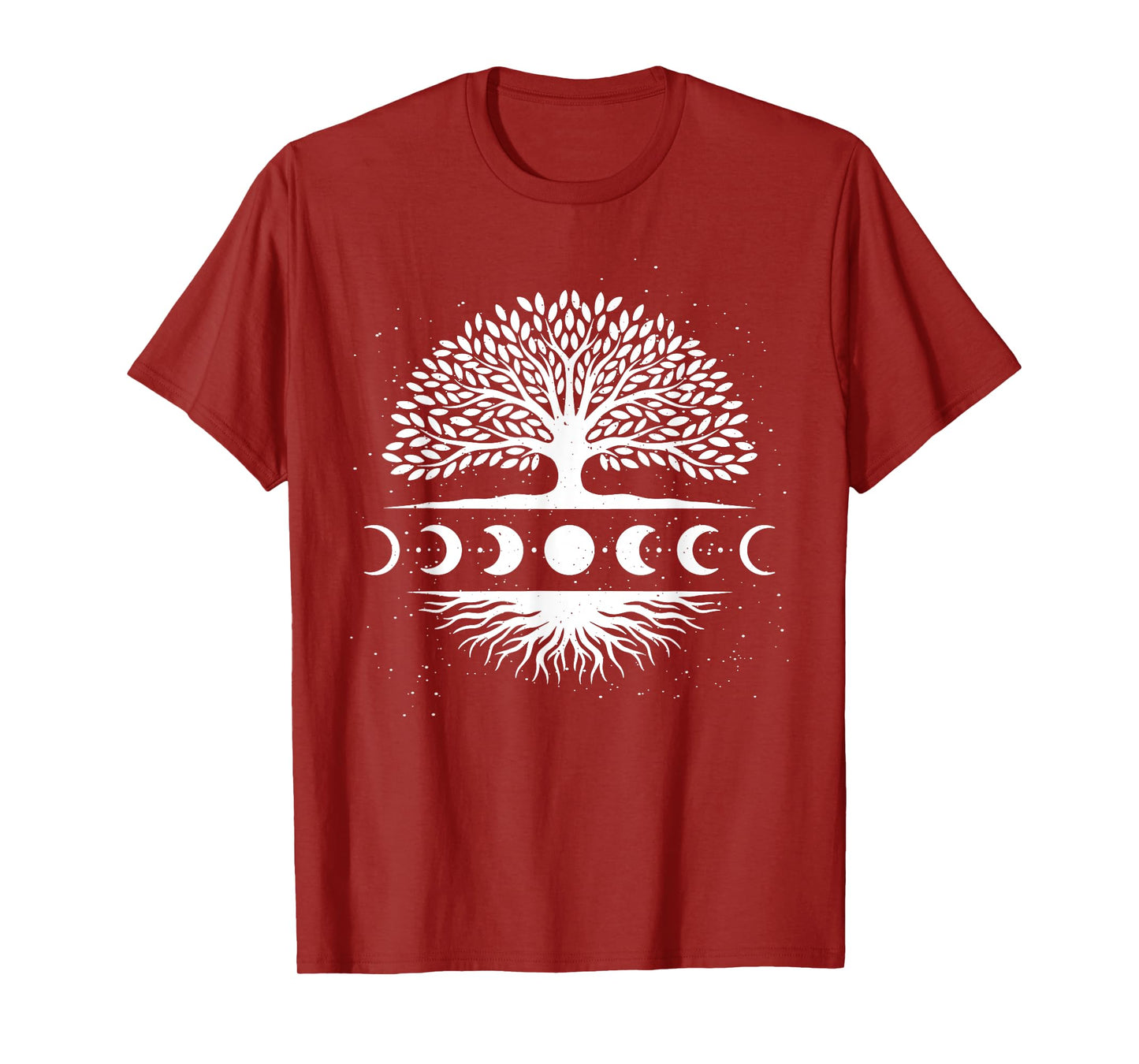 Tree Of Life Yggdrasil Moon Phase Spiritual T-Shirt
