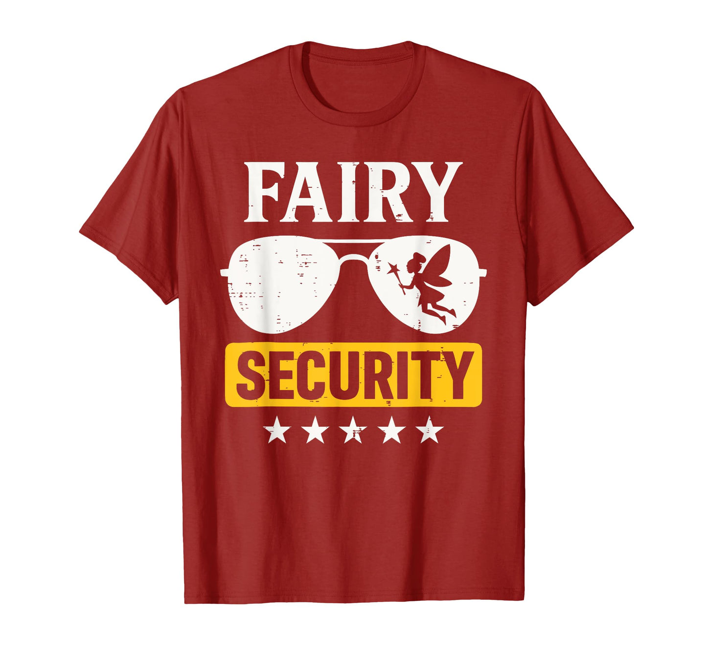 Fairy Security Funny Halloween Costume Squad Men Women Kids T-Shirt