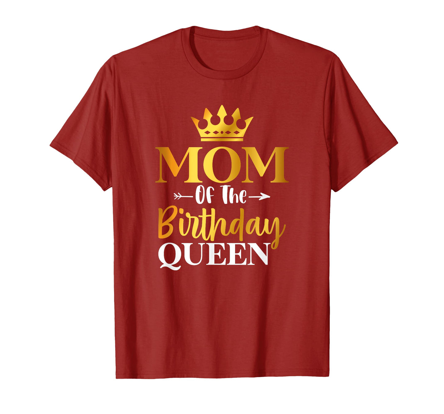 Mom Of The Birthday Queen Funny Matching Birthday Party T-Shirt