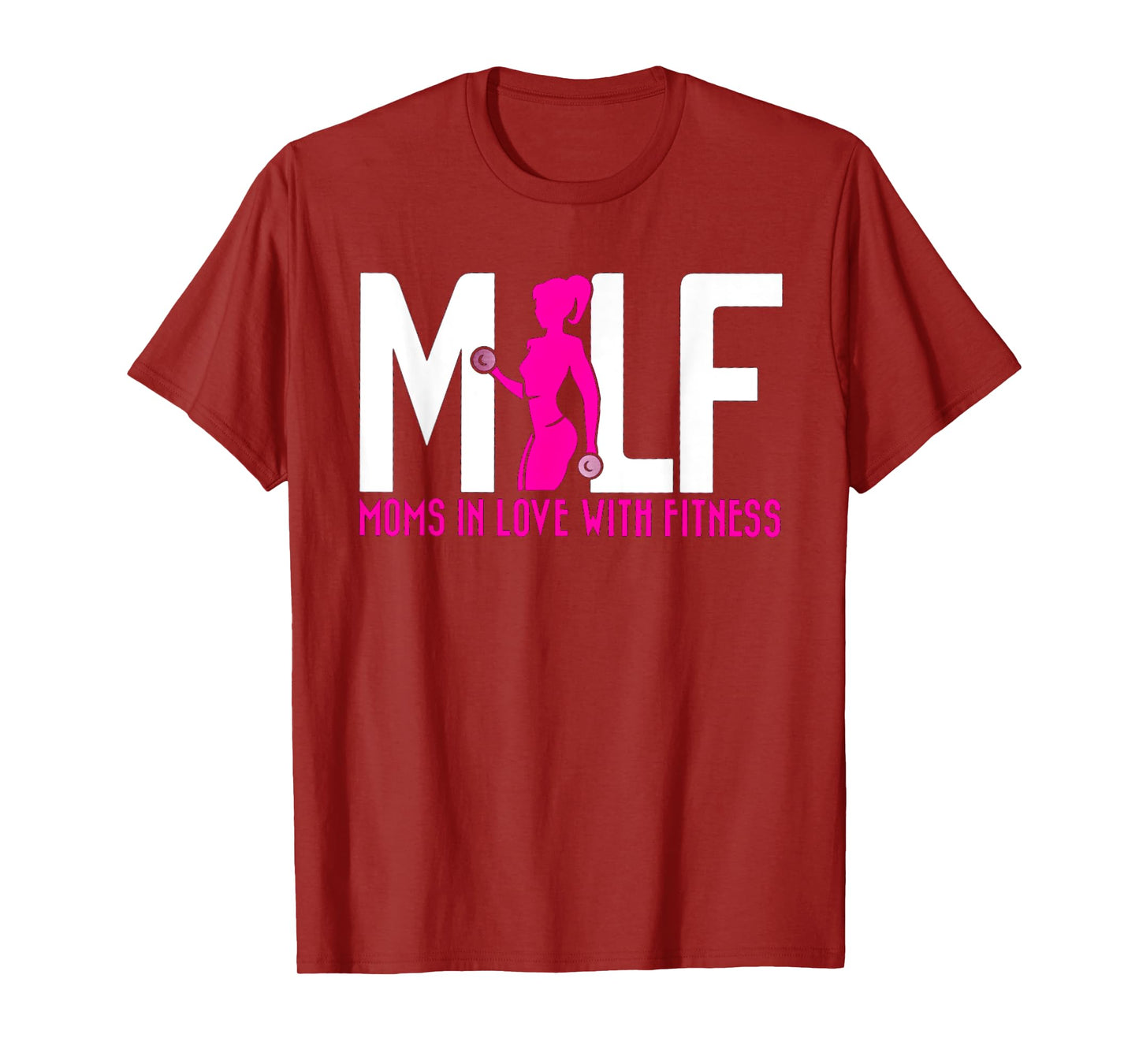 Funny Moms In Love With Fitness MILF T-Shirt T-Shirt