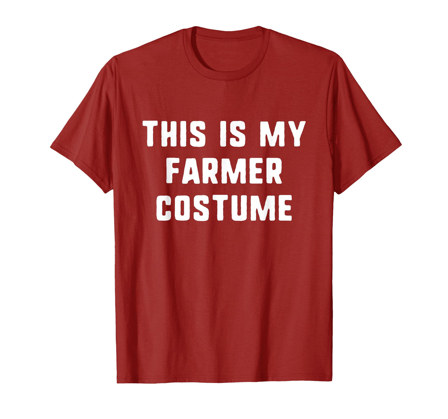 This Is My Farmer Costume Halloween Funny Easy Kids Adult T-Shirt