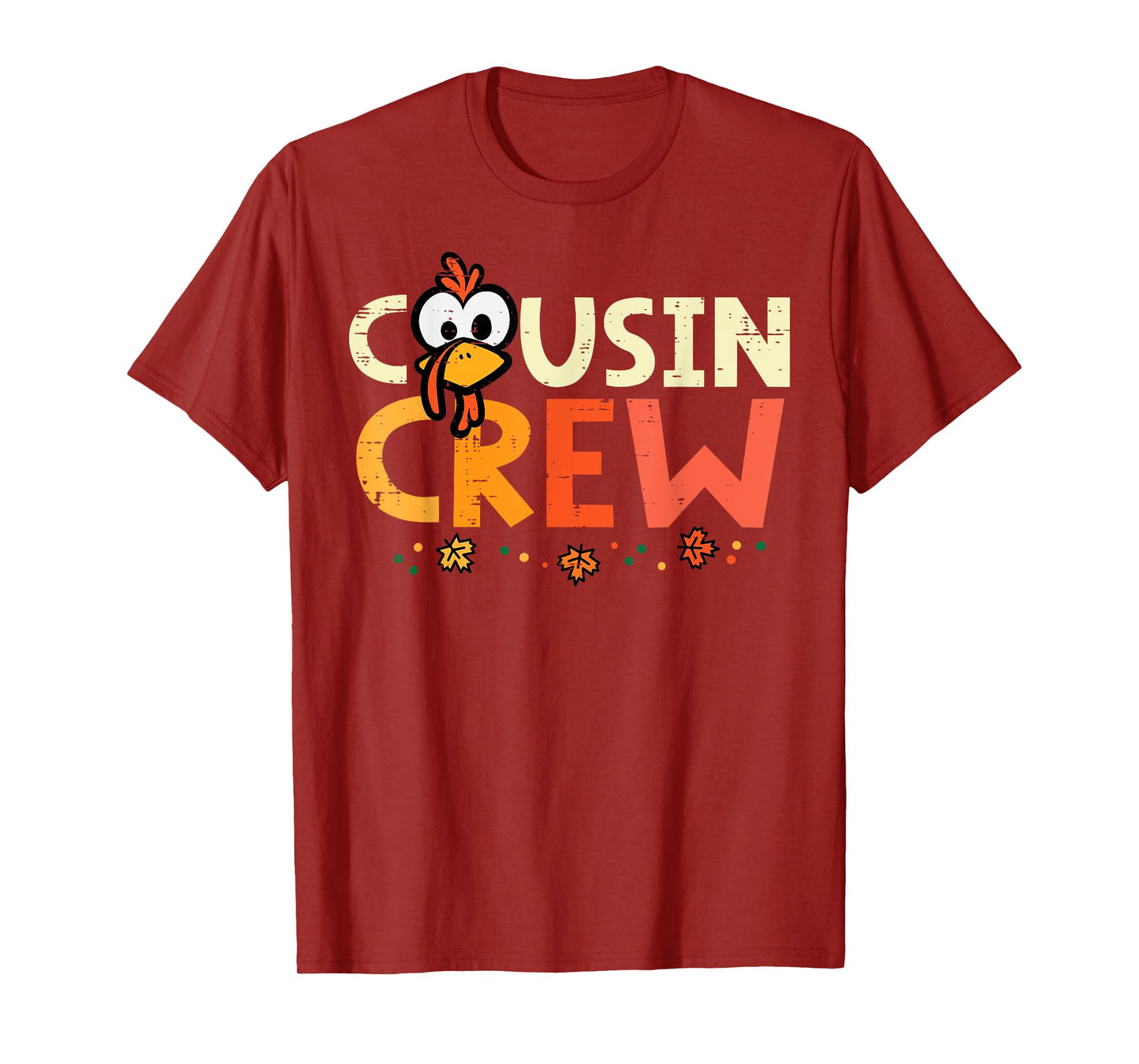 Thanksgiving Cousin Crew Squad Fall Boys Girls Kid Women Men T-Shirt