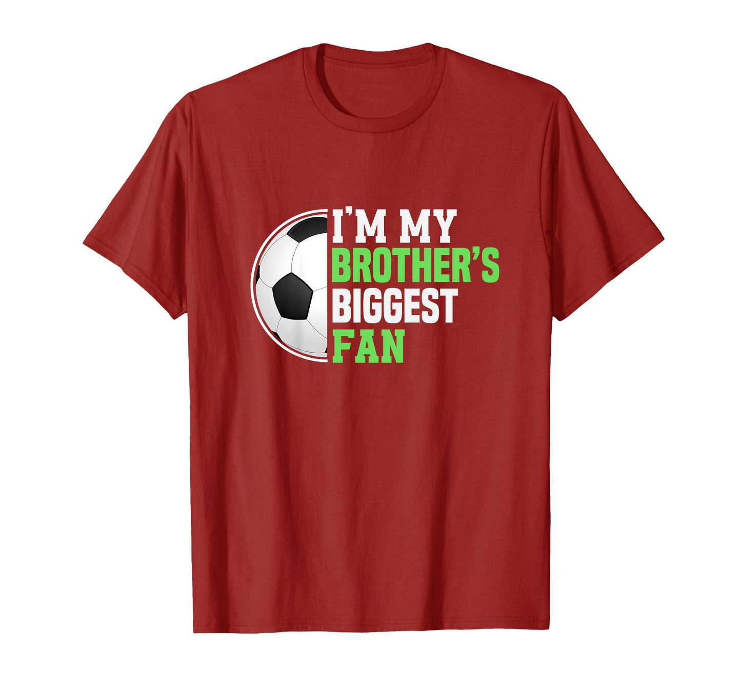 Soccer Sister I'm My Brother's Biggest Fan Soccer Game Day T-Shirt