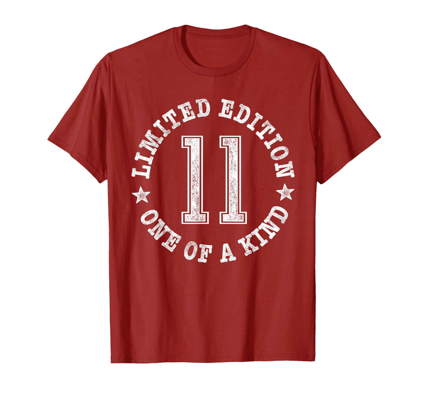 11 Limited Edition One of a Kind 11th Birthday 11-Year-Old T-Shirt