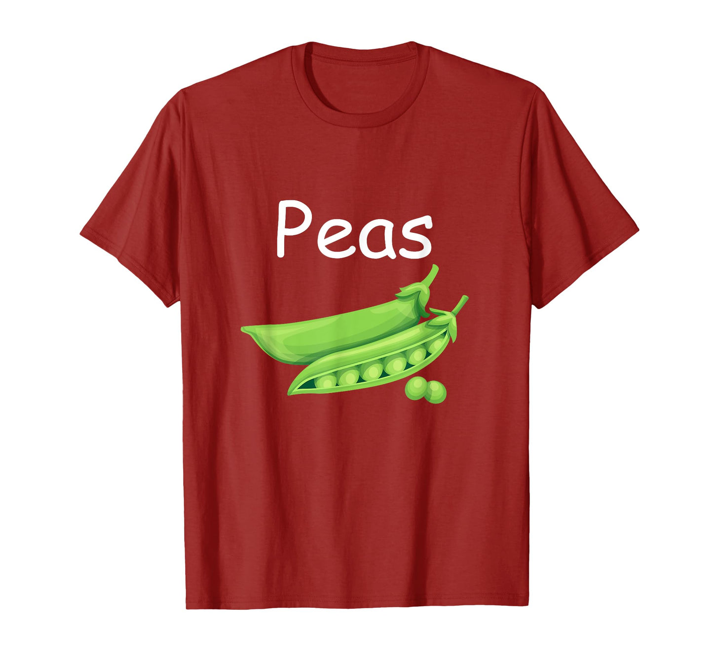 Funny Family Matching Halloween Costumes Peas and Carrots T-Shirt