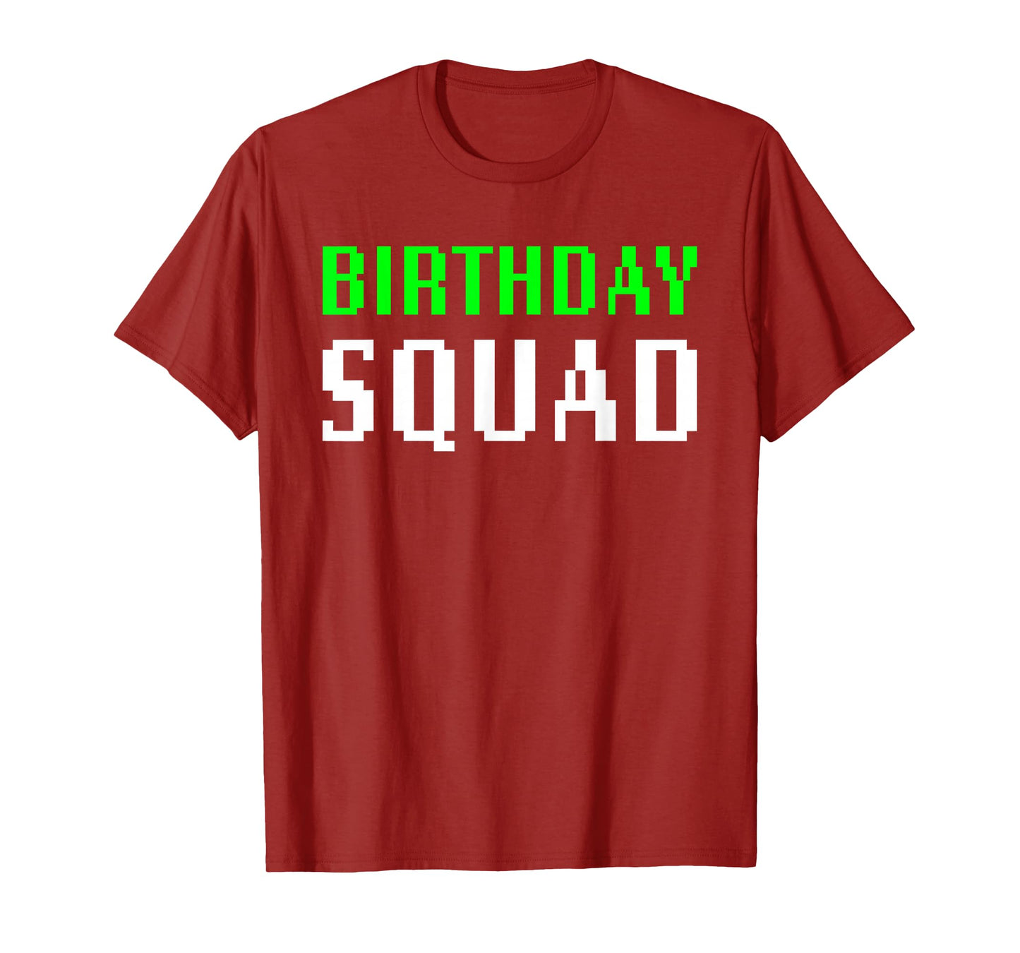Birthday Squad Video Game Teen Boys Gaming Sleepover Party T-Shirt
