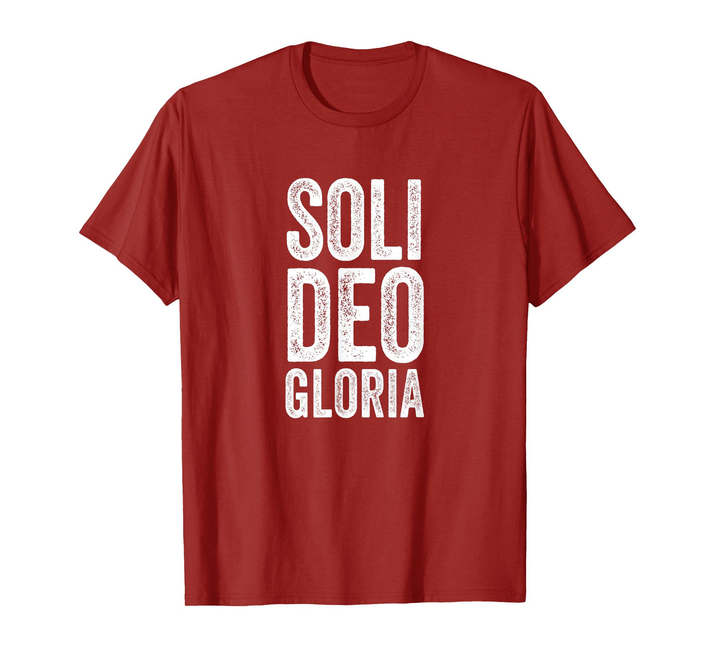 Christian Shirt Reformed Theology Soli Deo Gloria Jesus T-Shirt