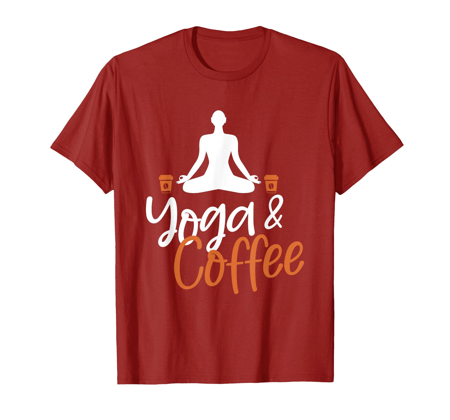 Yoga And Coffee Lover Meditation Meditate Zen Spiritual T-Shirt