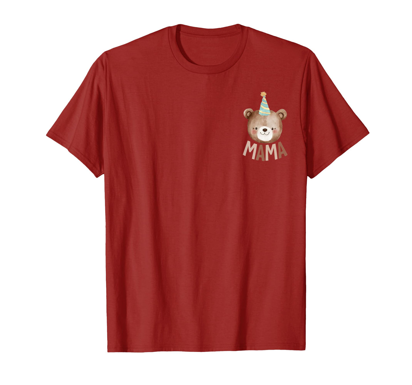 Mama Teddy Bear 1st Birthday Boy Girl Family Matching Party T-Shirt