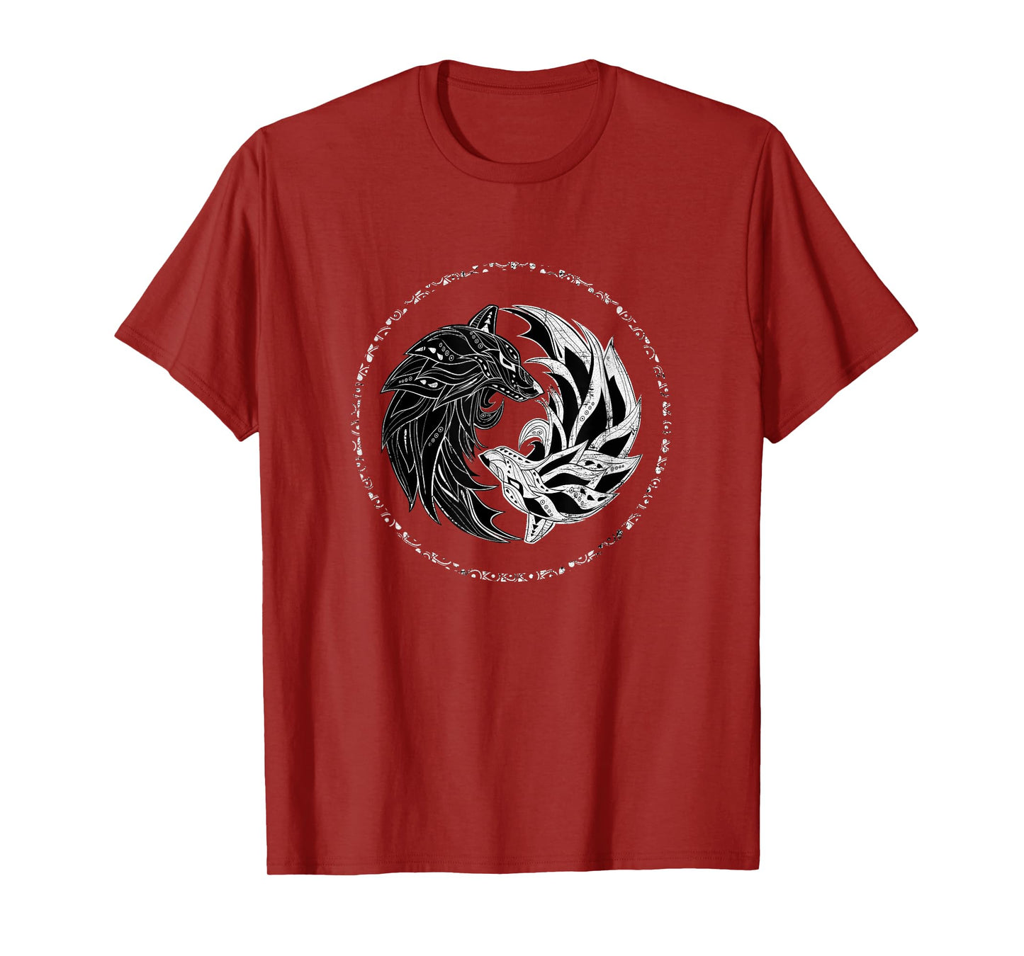 Yin Yang, Wolf, Wolves, Yinyang, Chi Gong TaiChi, Yin-Yang Bagua T-Shirt