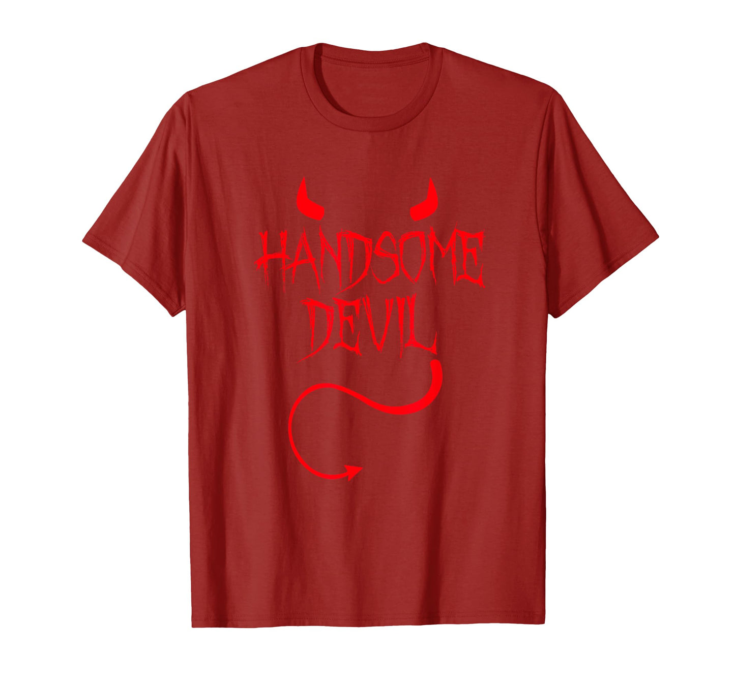 Handsome Devil Easy Halloween Costume Funny Demon T-Shirt