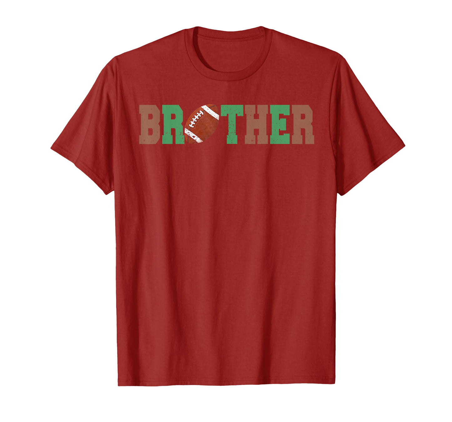 Brother of the 1 Year old Football 1st Year Down Birthday T-Shirt
