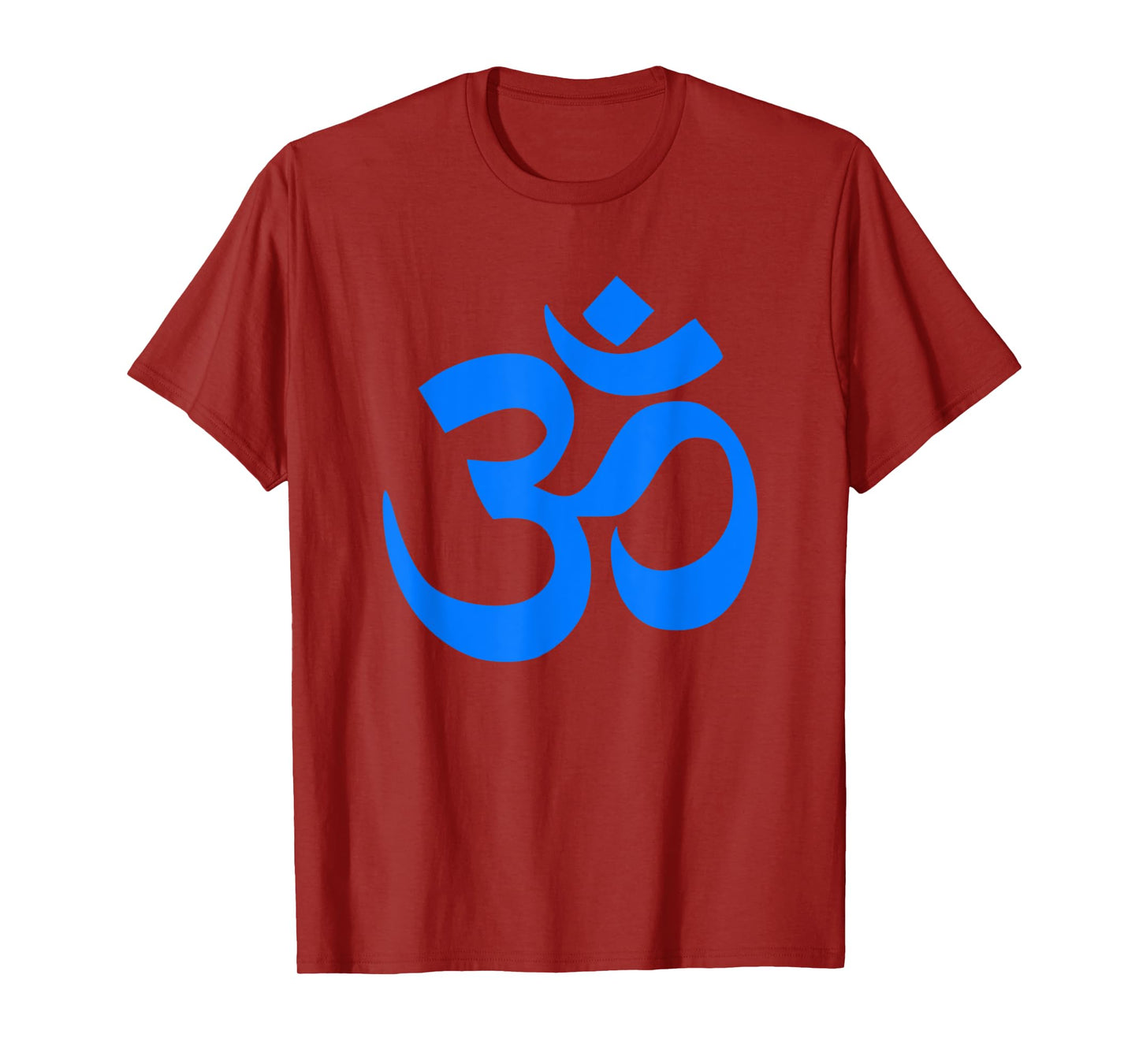 Hindu Om Symbol Indian Philosophy Blue T-Shirt