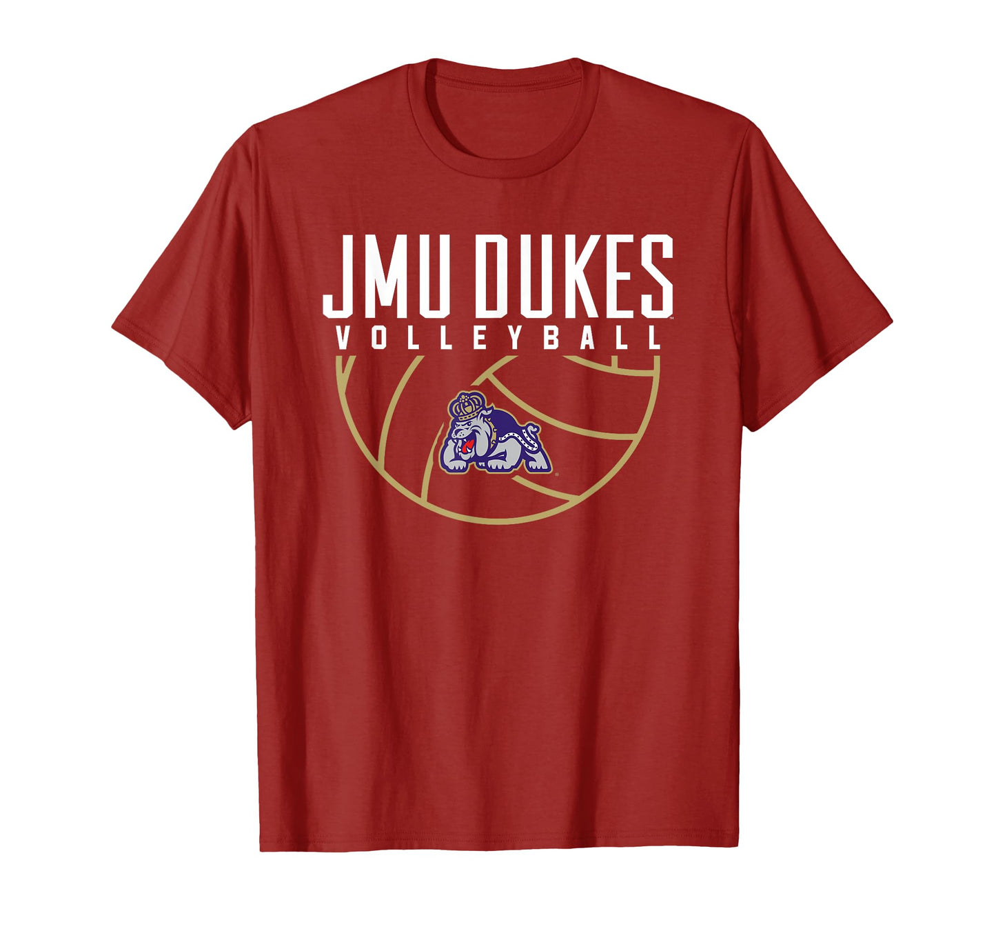 James Madison University JMU Dukes Volleyball Arch T-Shirt