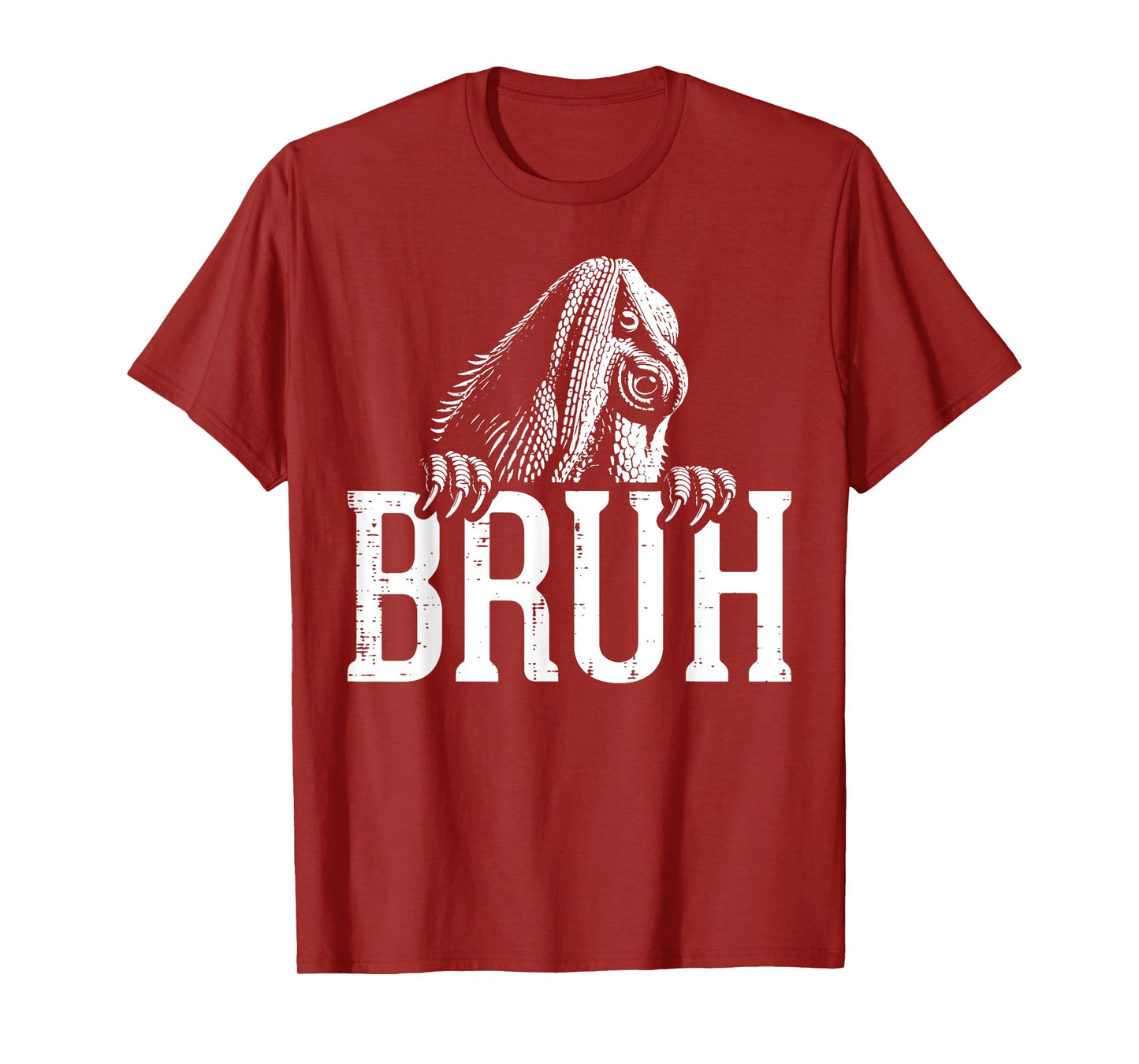 Bearded Dragon Bruh Funny Beardie Meme Reptile Women Men Kid T-Shirt