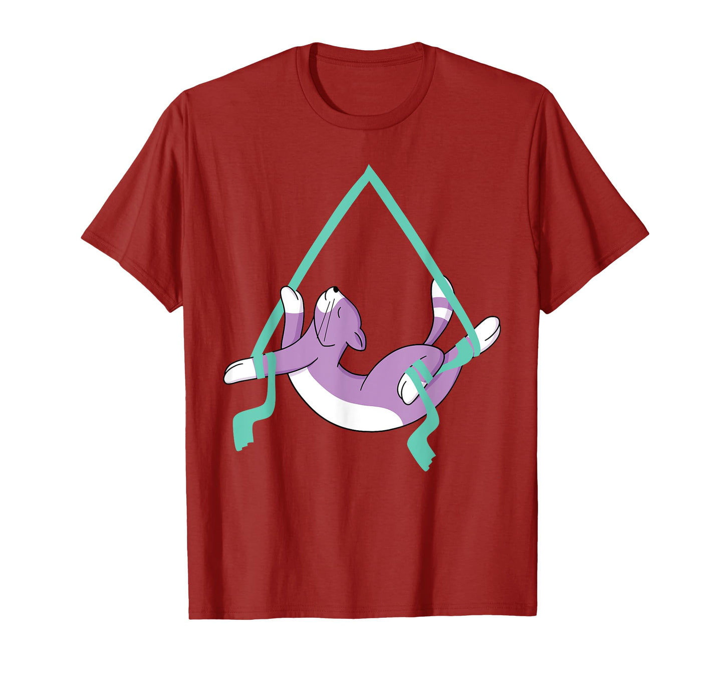 Aerialist Cat Aerial Profession Yoga Fitness T-Shirt for Men Women Girls Kids