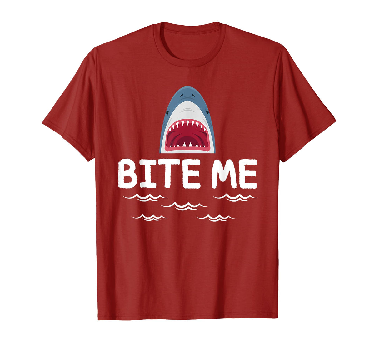 Bite Me Shark Lover Week Awareness Animal Ocean Summer T-Shirt