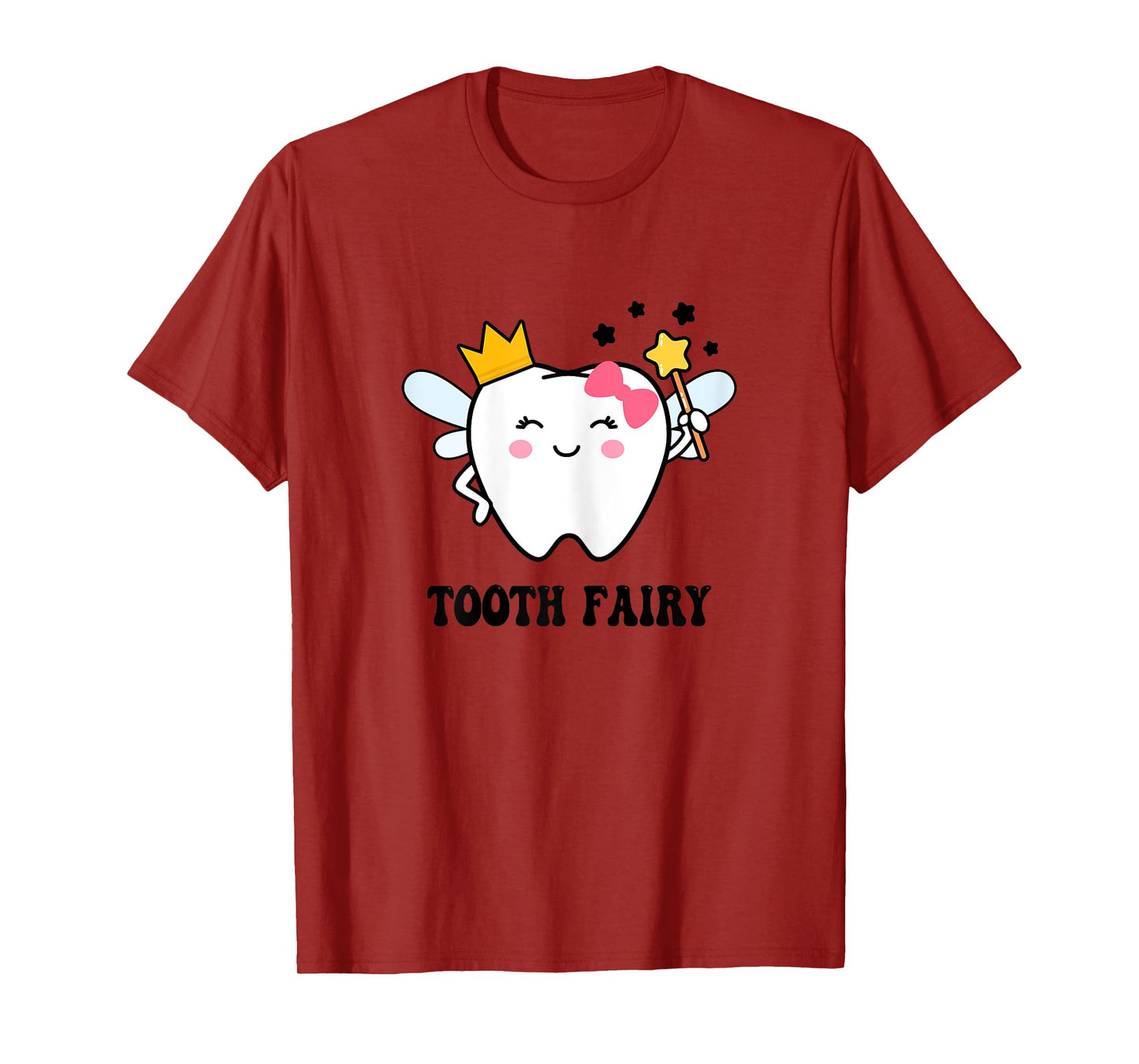 Cute Tooth Fairy Halloween Costume Women Kids Girls Xmas T-Shirt