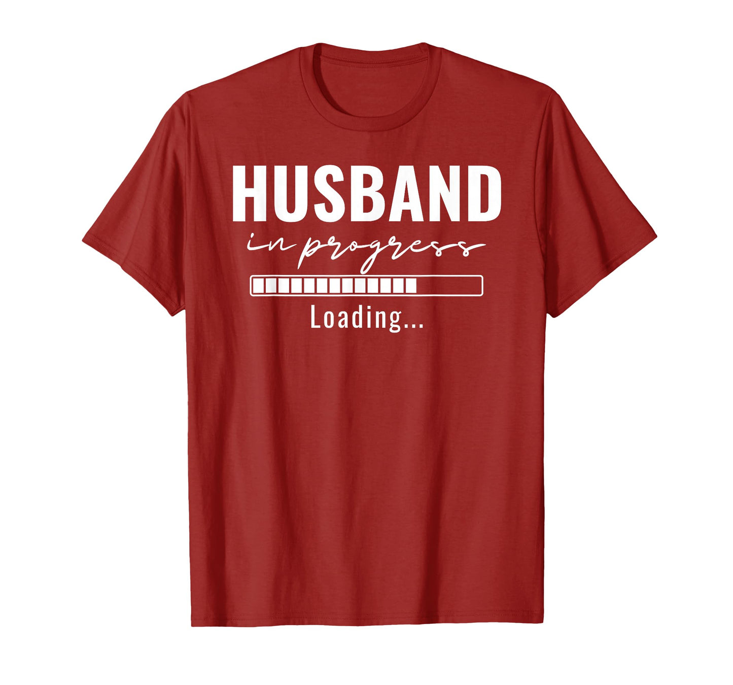 Husband In Progress Engaged Engagement Announcement Married T-Shirt