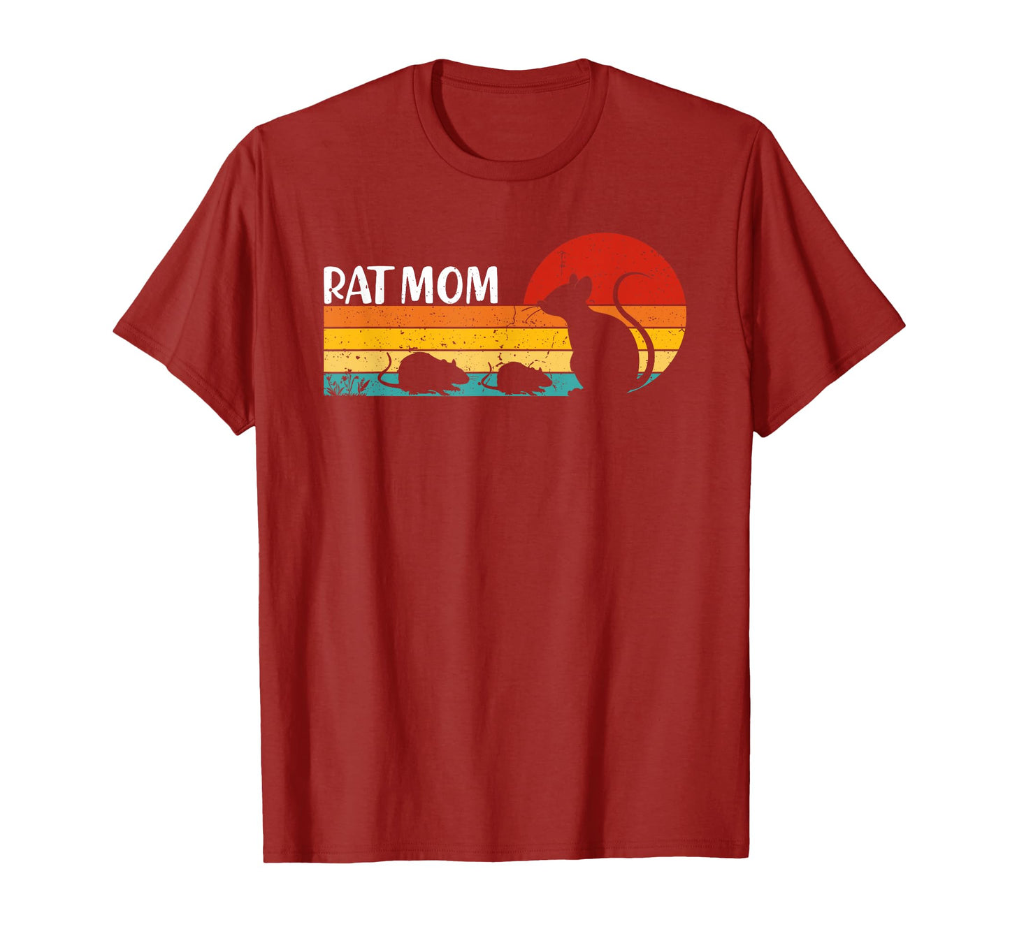 Rat Mom Mother's Day Animal Lover Retro Vintage T-Shirt