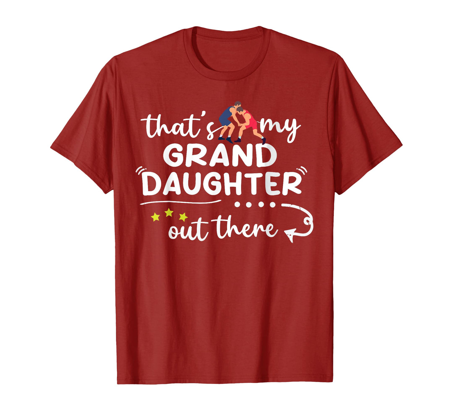 That's My Granddaughter Out There Wrestling Fan Lover Sports T-Shirt