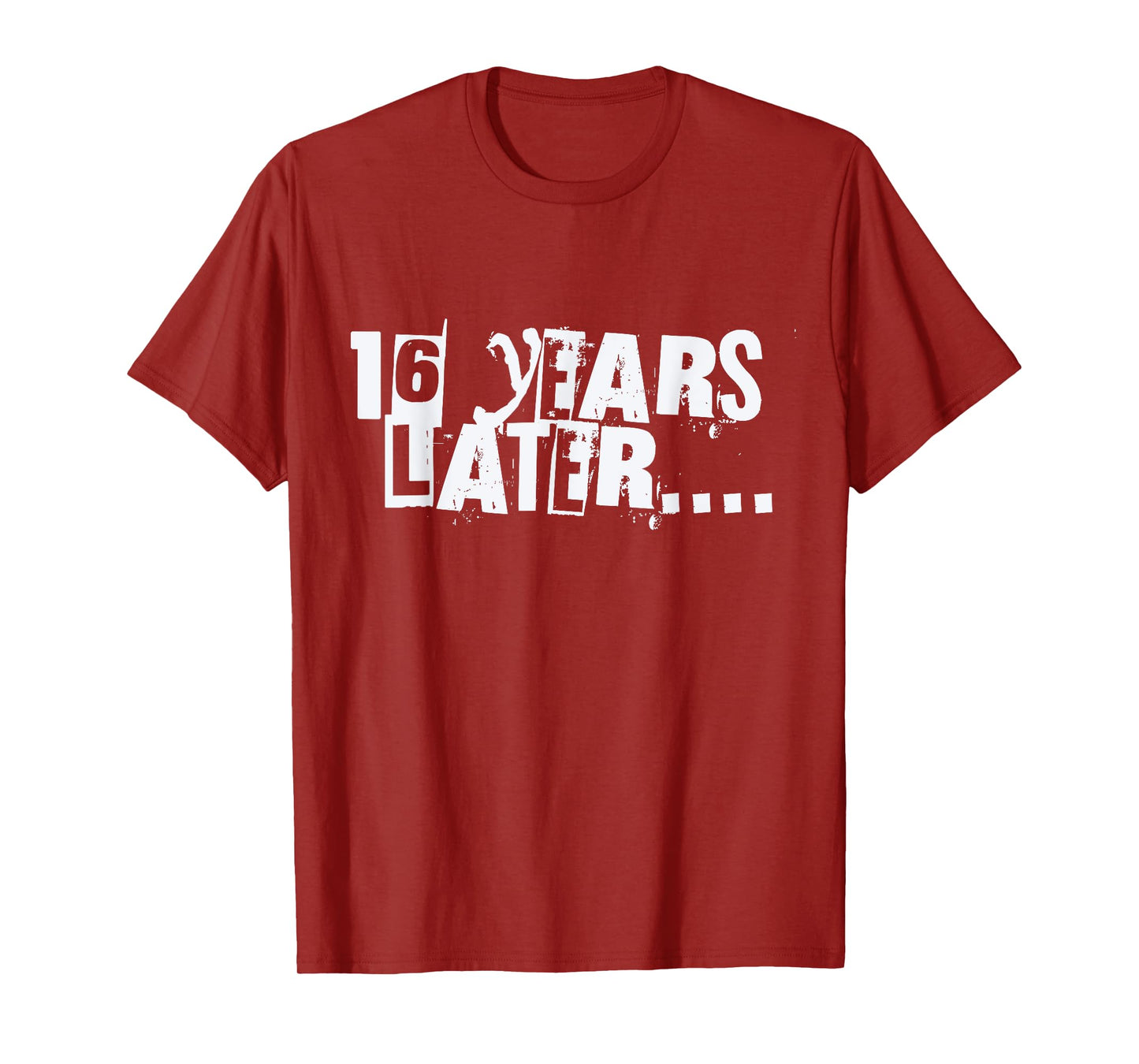 16 Years Later Funny Sarcastic Birthday 16th boy girl teen T-Shirt