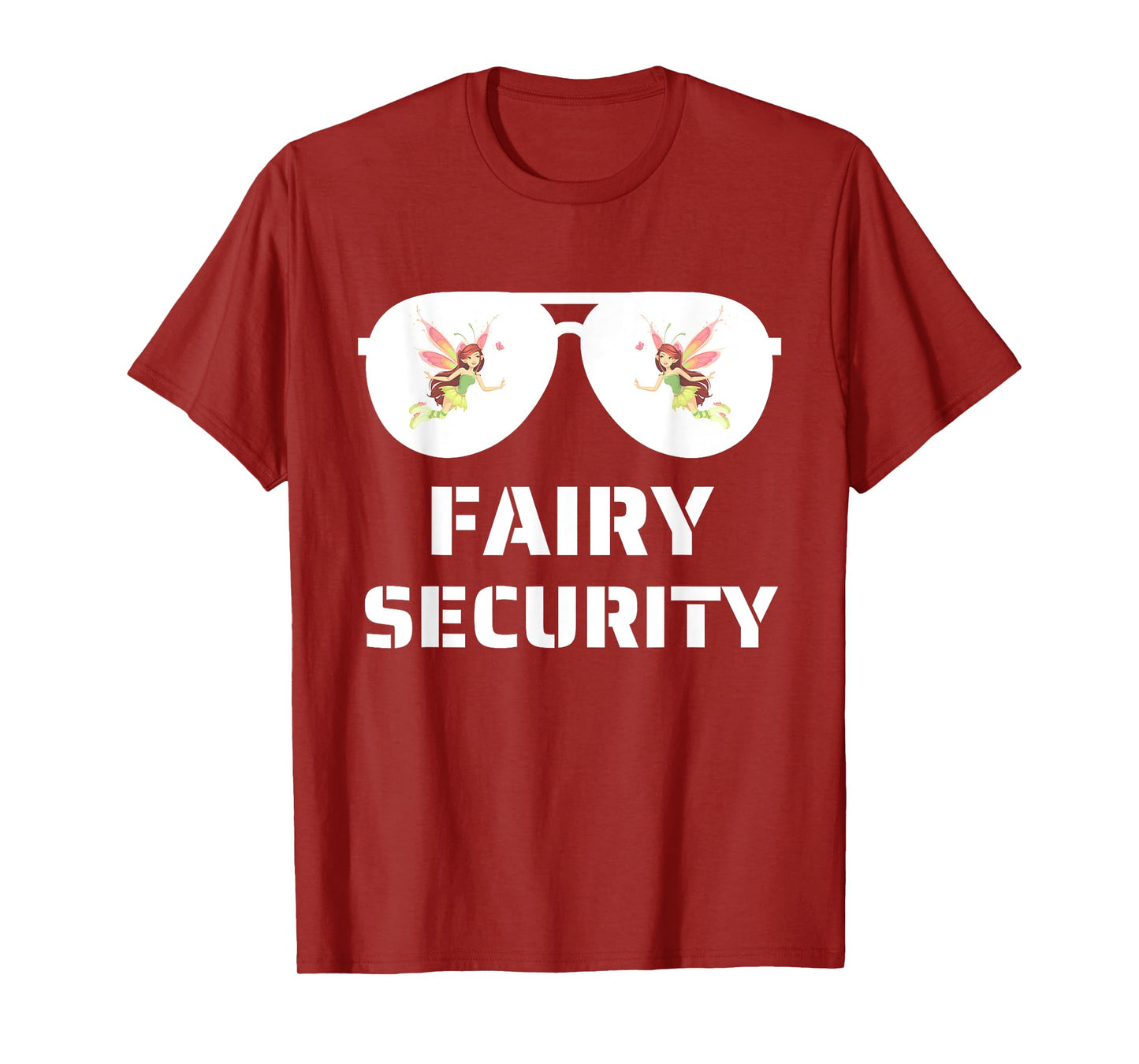Halloween Dad Mom Daughter Adult Costume Fairy Security T-Shirt