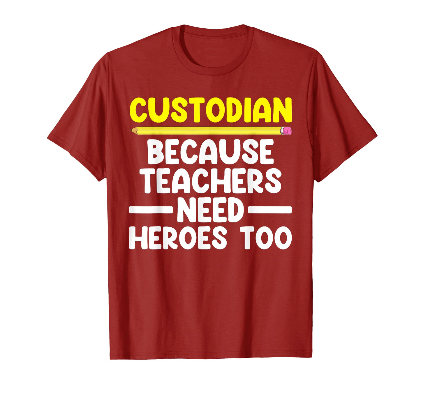Best Custodian Design For Men Women Janitor School Custodian T-Shirt