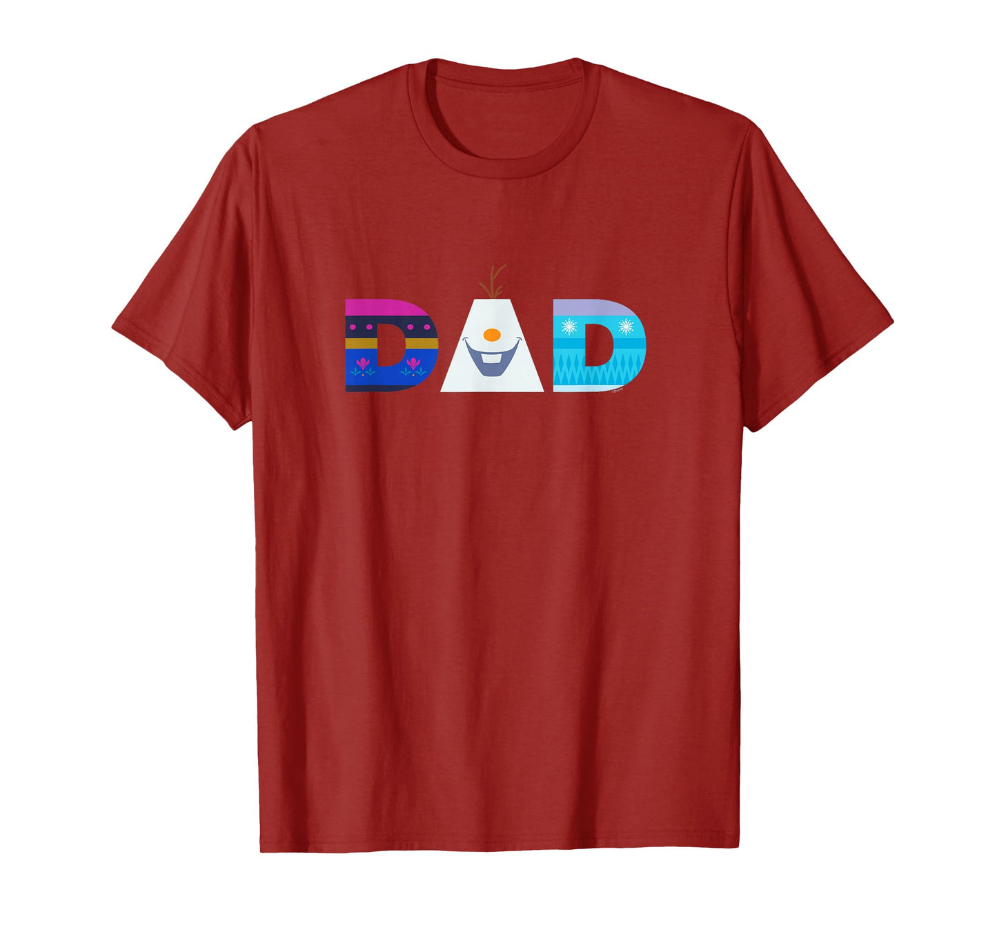 Disney Frozen Elsa Anna Olaf Dad Father's Day Birthday T-Shirt