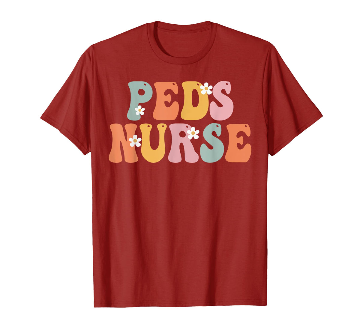 Peds Nurse Week Groovy Appreciation Day For Women For Work T-Shirt