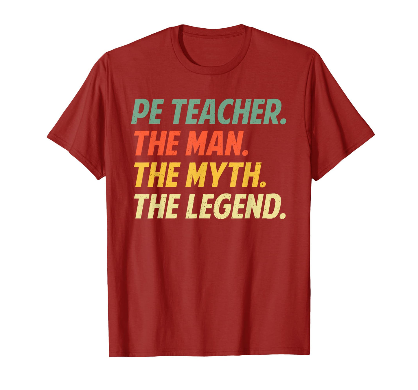 Cool PE Teacher Art For Men Boys Physical Education Teacher T-Shirt