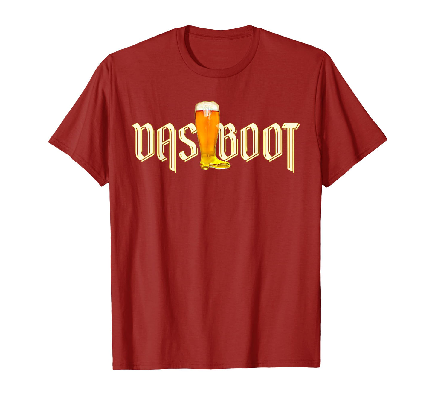 Das Boot Funny German Beer Vintage Oktoberfest Men T-Shirt