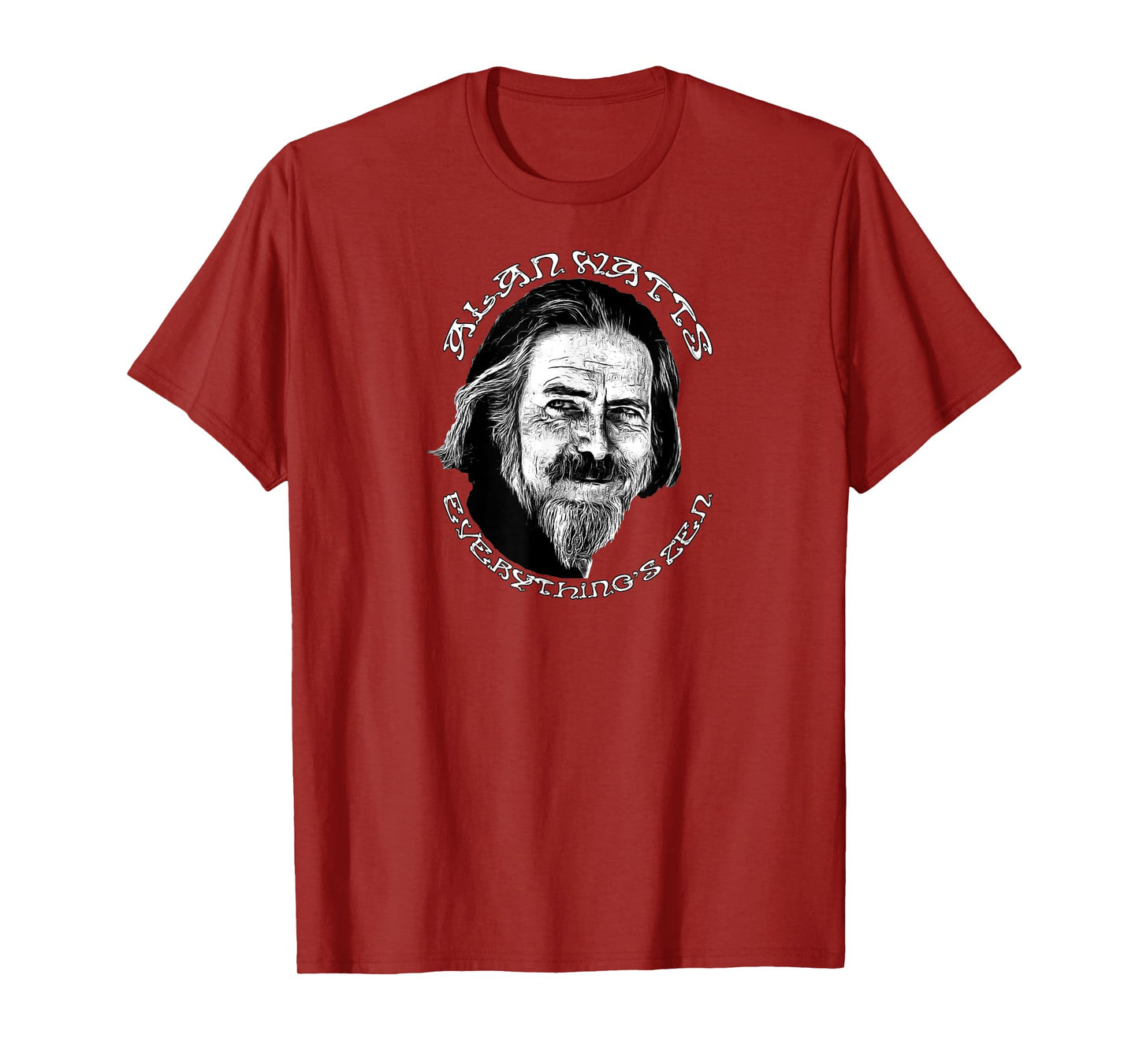 Alan Watts Everything's Zen - meditation spiritual T-Shirt