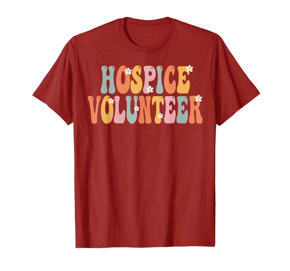 Hospice Volunteer Week Groovy Appreciation Day For Women T-Shirt