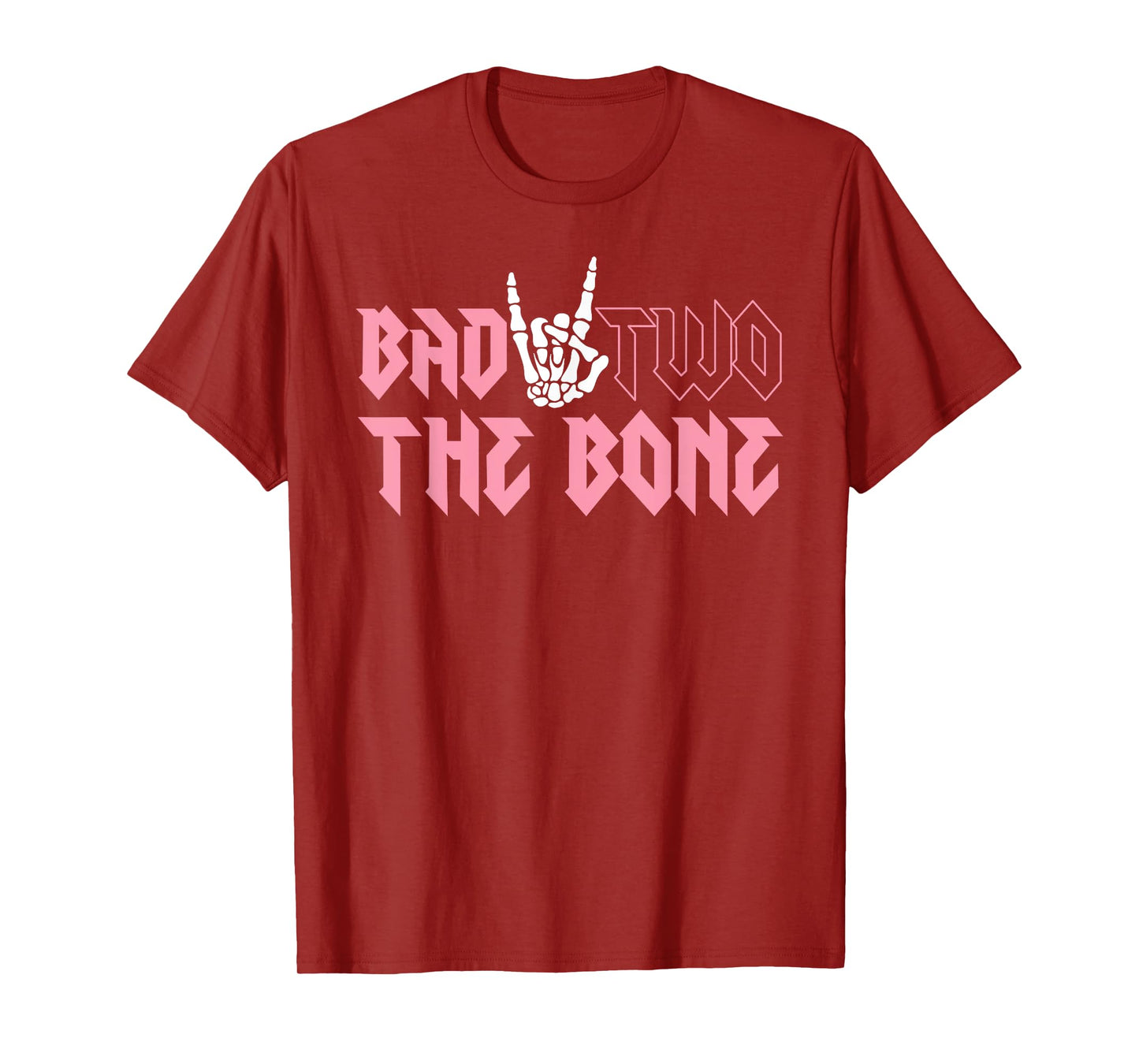 Bad Two The Bone Party Decorations Boy Girl 2nd Birthday T-Shirt