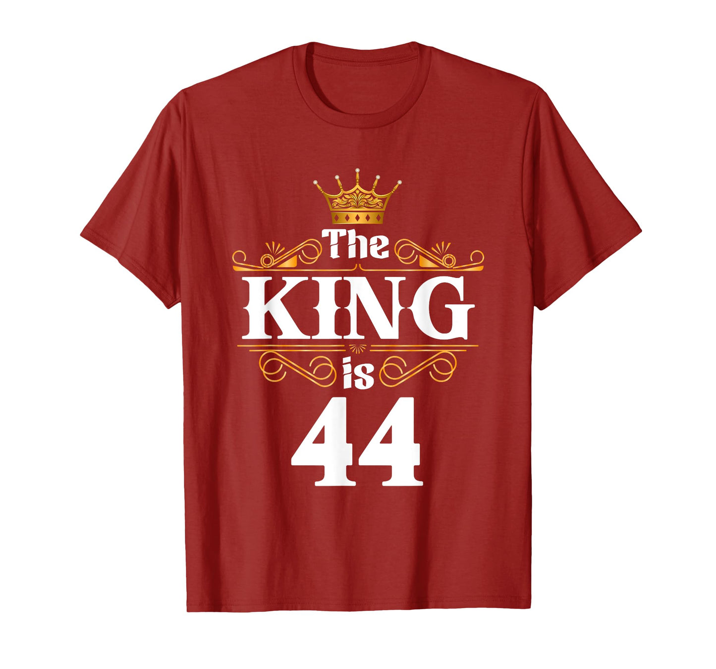 The King Is 44 Year Old Birthday 44th BDay 44 Birthday Gifts T-Shirt