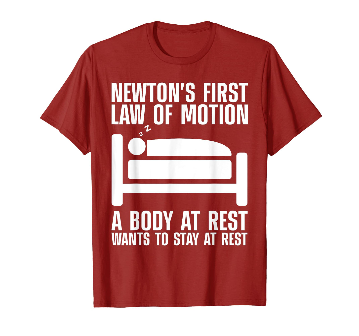 Cool Newton Law Art For Men Women Newton Law Physics Lover T-Shirt