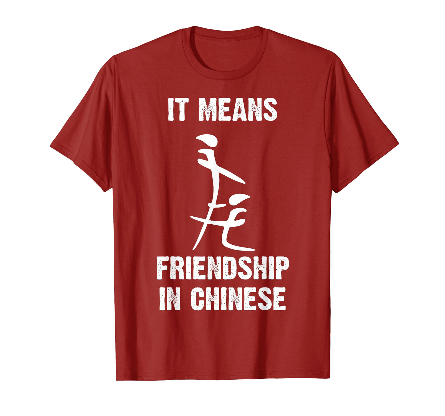 It Means Friendship In Chinese - Sarcasm - Sarcastic T-Shirt