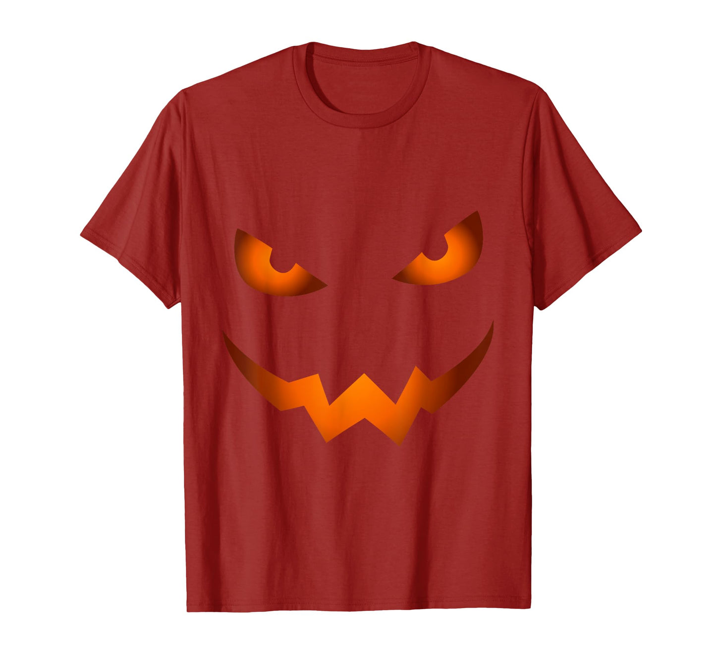 Scary Jack O Lantern Pumpkin Face Halloween Costume T-Shirt