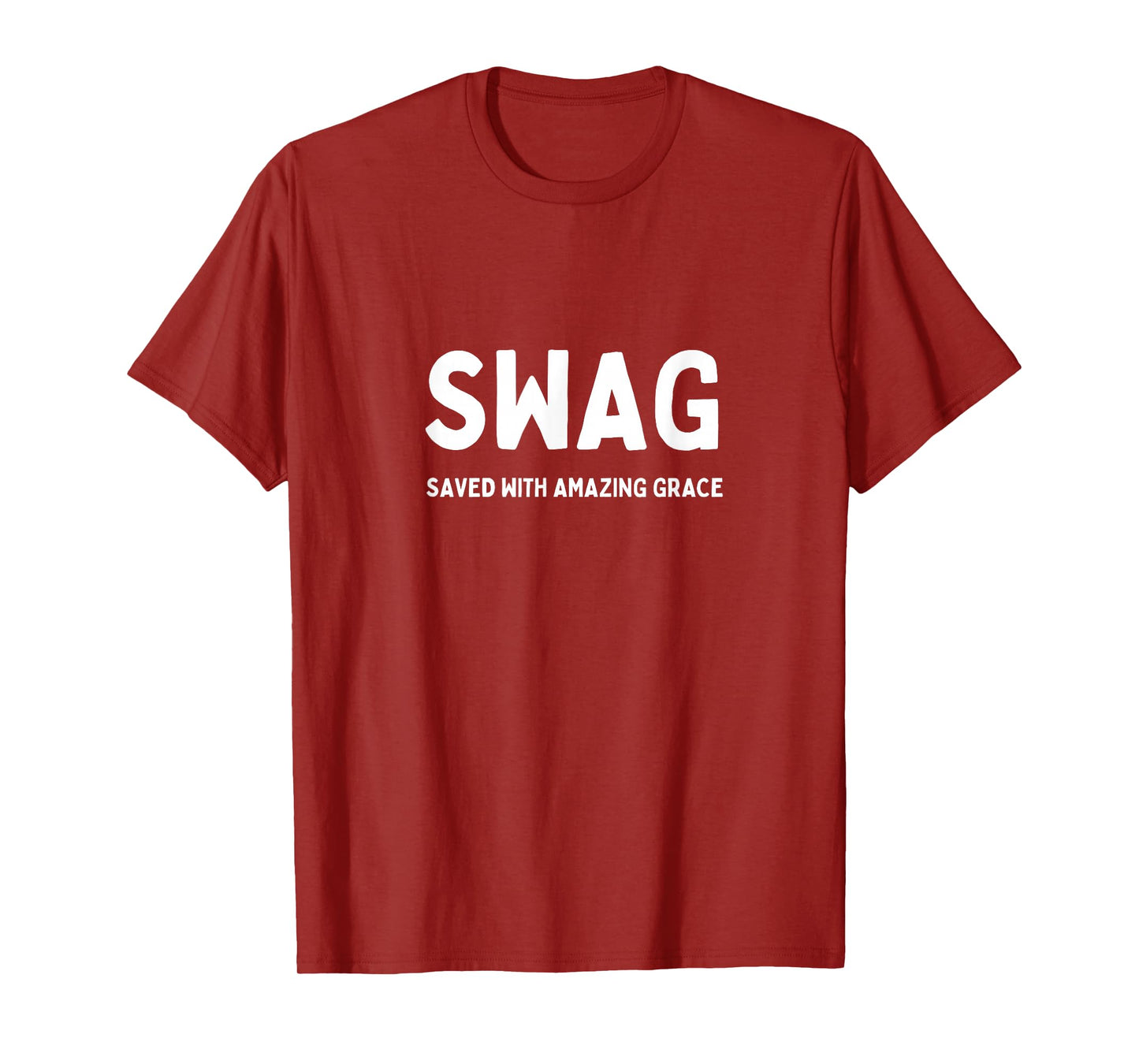 Swag Saved with Amazing Christian Acronym Faith Graphi T-Shirt