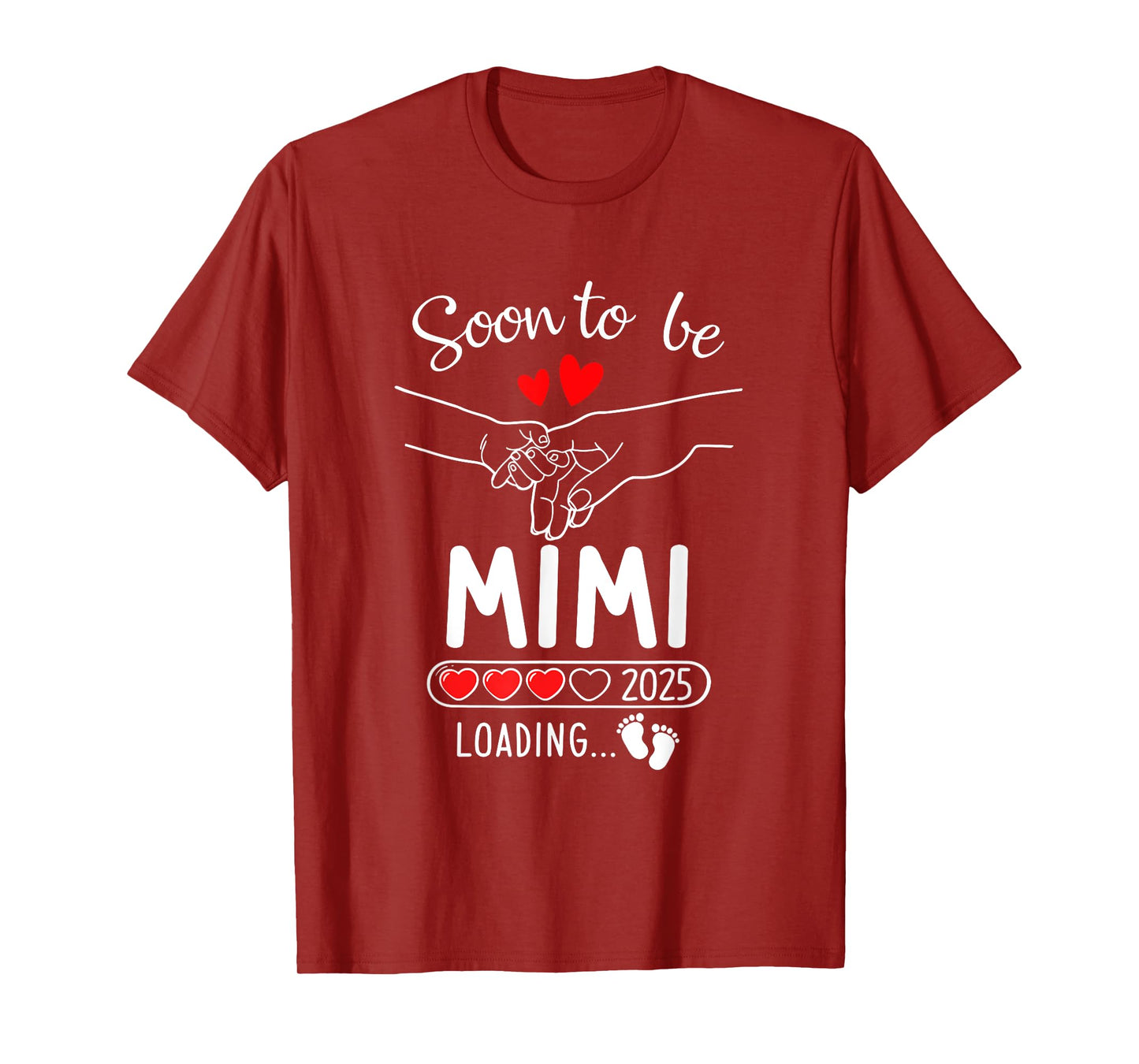 Soon To Be Mimi 2025 Loading Pregnancy Announcement Mimi T-Shirt