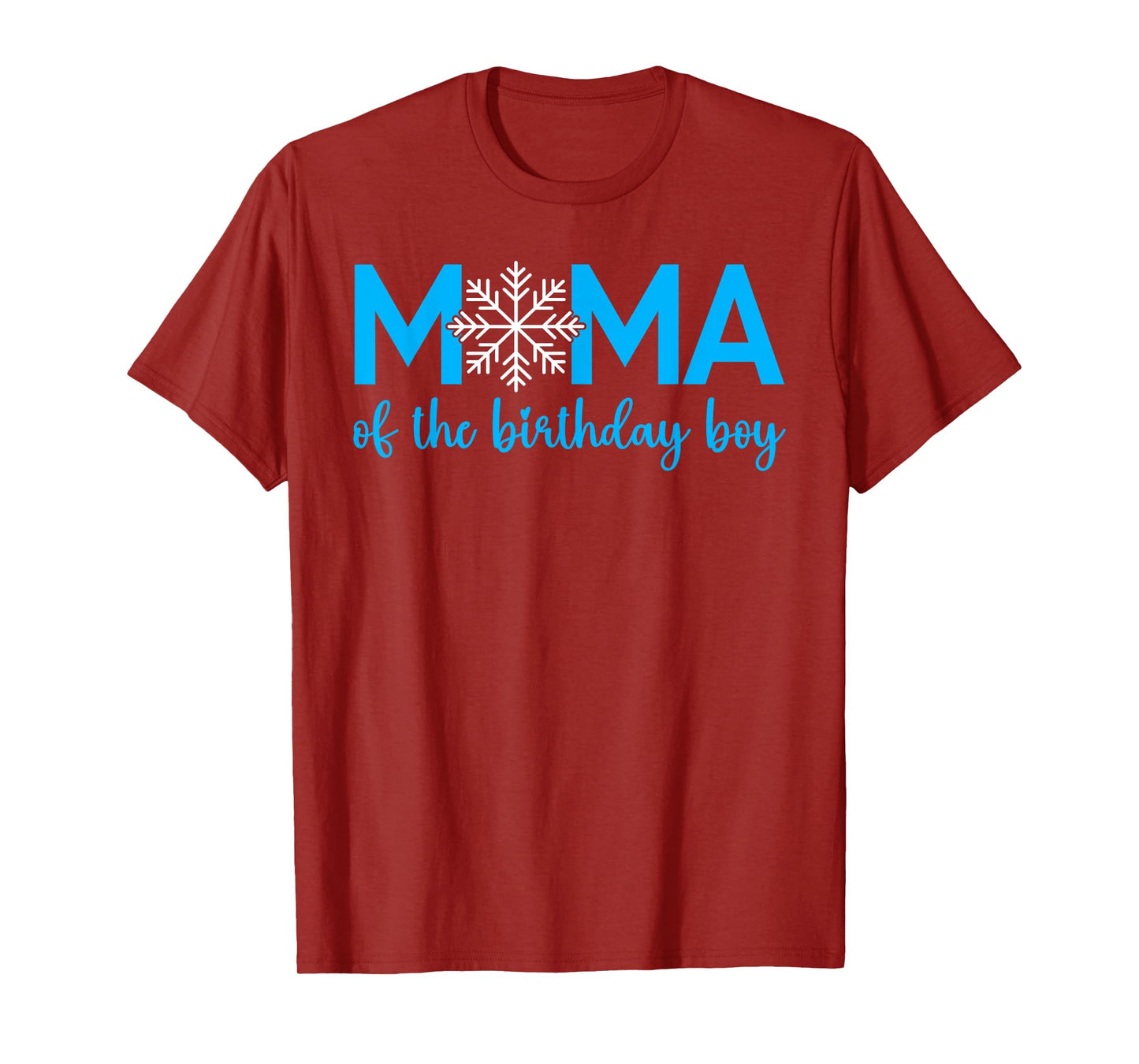 Mama Of The Birthday Boy Winter Onederland 1st Birthday T-Shirt